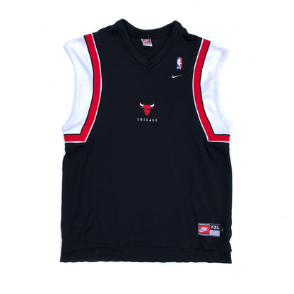 Chicago Bulls Nike Cutoff Sleeveless Warm-up Shirt Jordan Size XXL