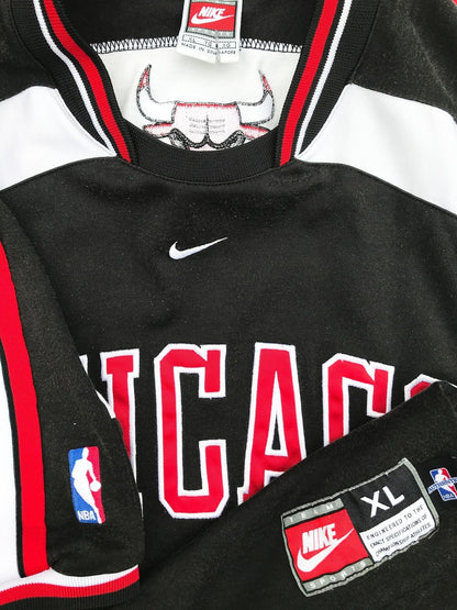 Chicago Bulls Nike Authentic Warm-up Shirt Jordan XII Size L