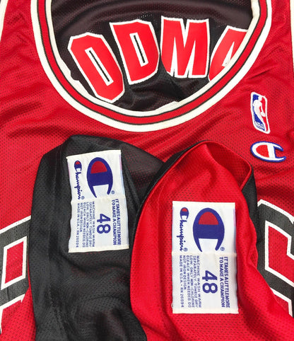 Chicago Bulls Dennis Rodman Champion Reversible Jersey Size 48 XL