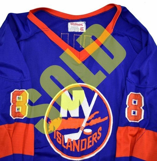 New York Islanders Authentic 70's Wilson Durene Hockey Game Jersey
