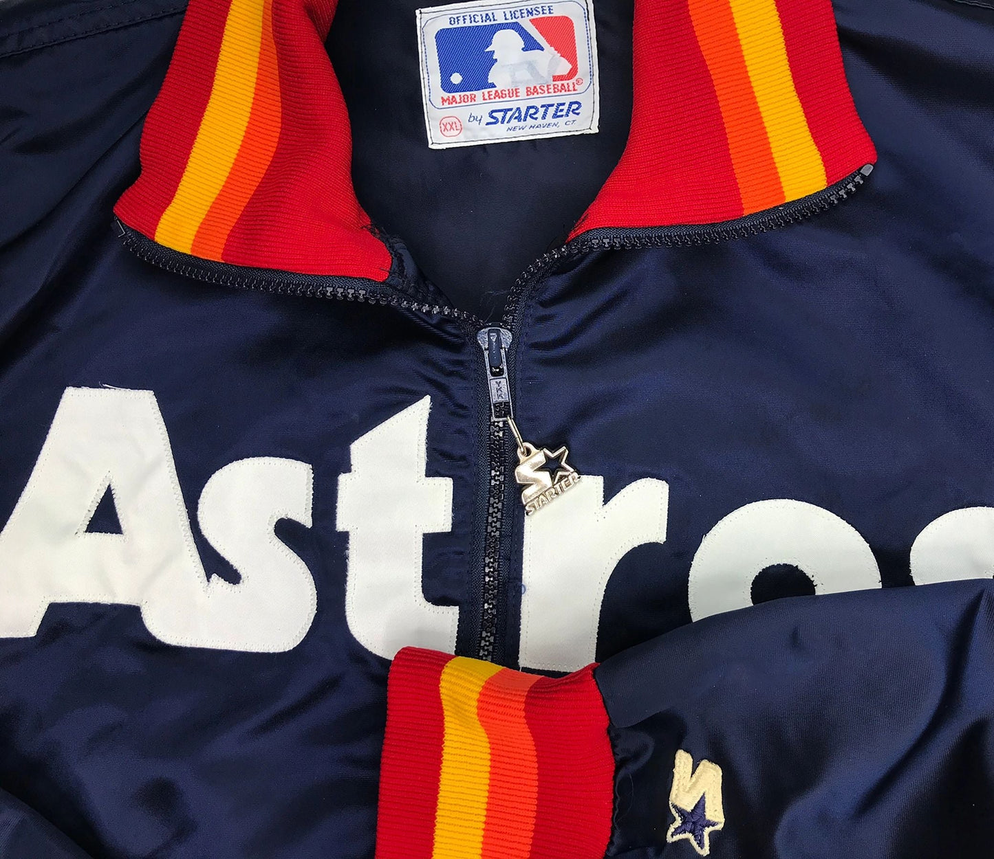 Houston Astros Starter Coaches Dugout Jacket Size XXL