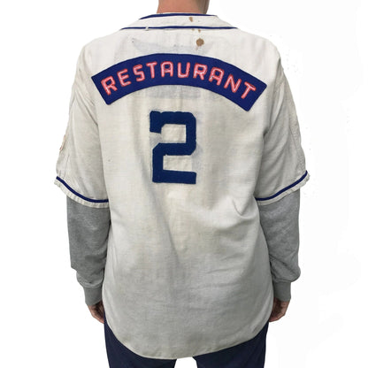 1/1 Seinfeld Monk's Restaurant Vintage Baseball Jersey