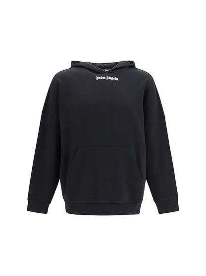 Palm Angels Classic Logo Over Hoodie — Black