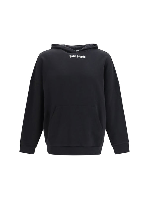 Palm Angels Classic Logo Over Hoodie — Black