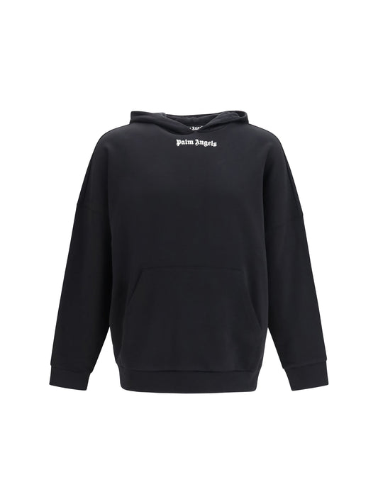 Palm Angels Classic Logo Over Hoodie — Black