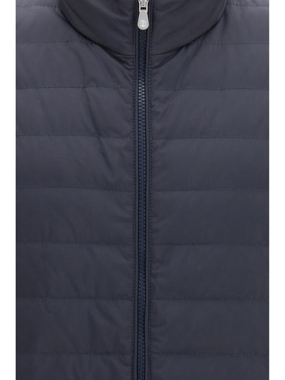 Brunello Cucinelli Padded Gilet — Navy