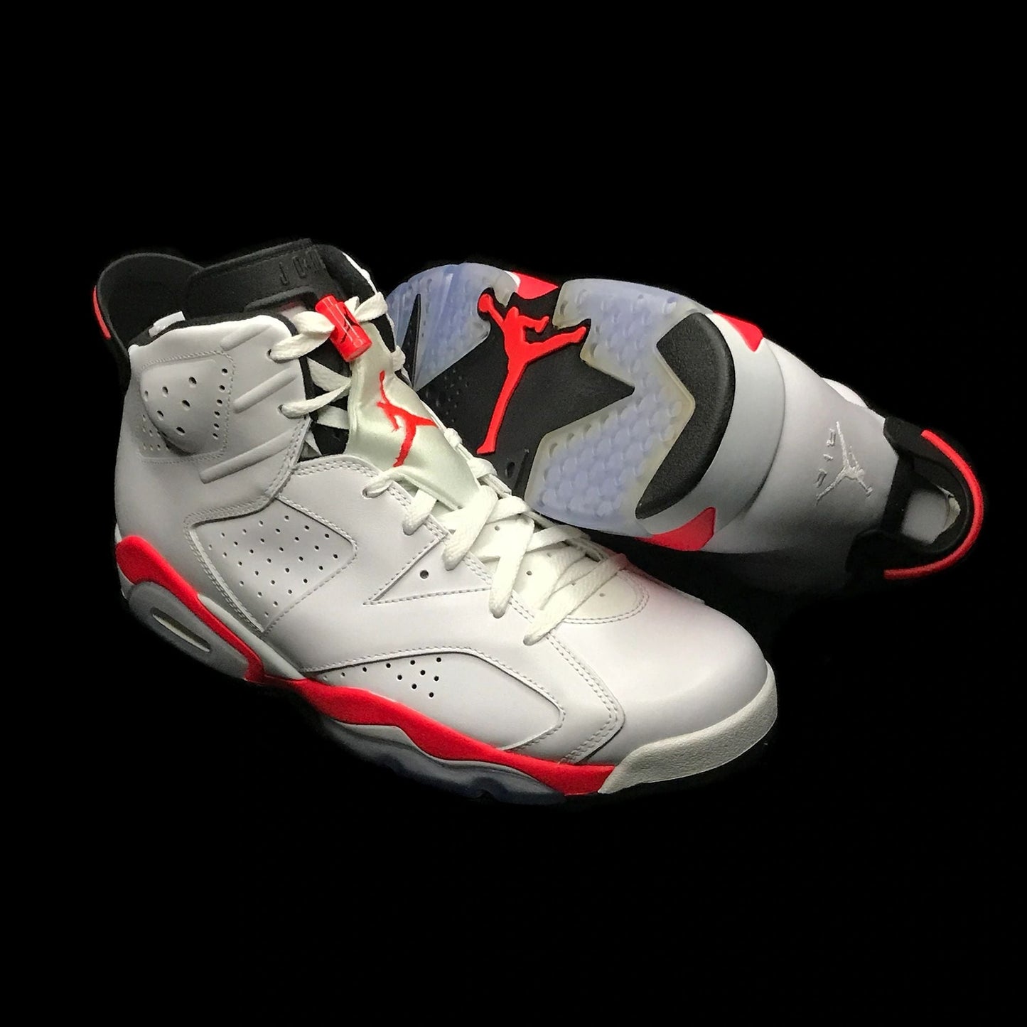 Nike Air Jordan 6 VI Retro White / Infrared NEW w/ Box Size 12