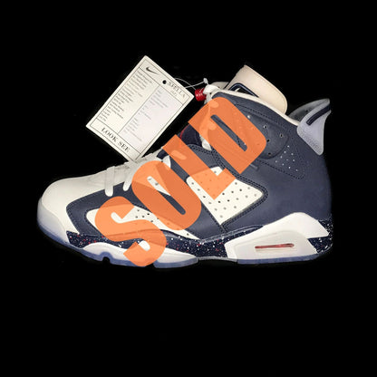 Nike Air Jordan 6 VI Retro Sample USA Soccer 3M Display Shoe Size 9