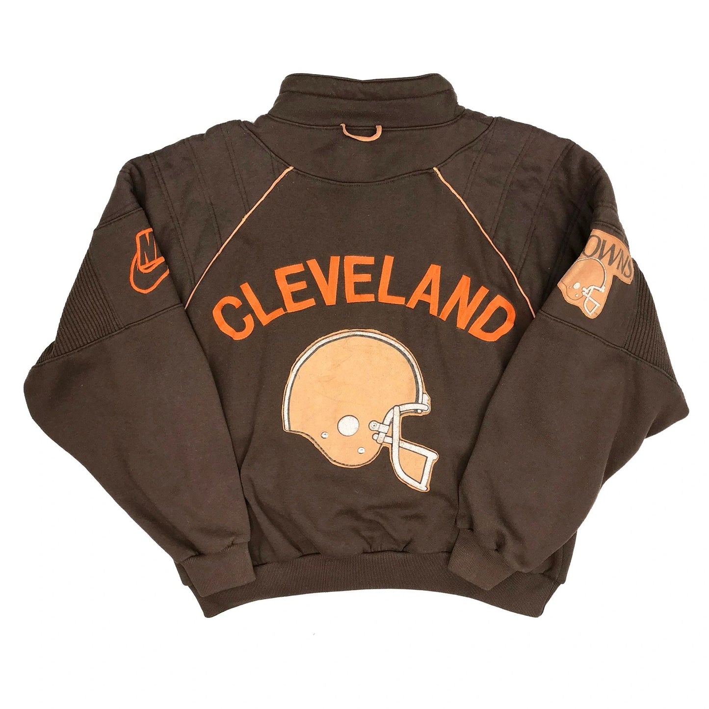 Cleveland Browns Nike Gray Tag Pullover Crew Sweatshirt