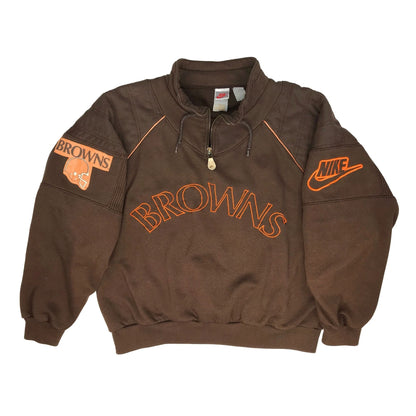 Cleveland Browns Nike Gray Tag Pullover Crew Sweatshirt