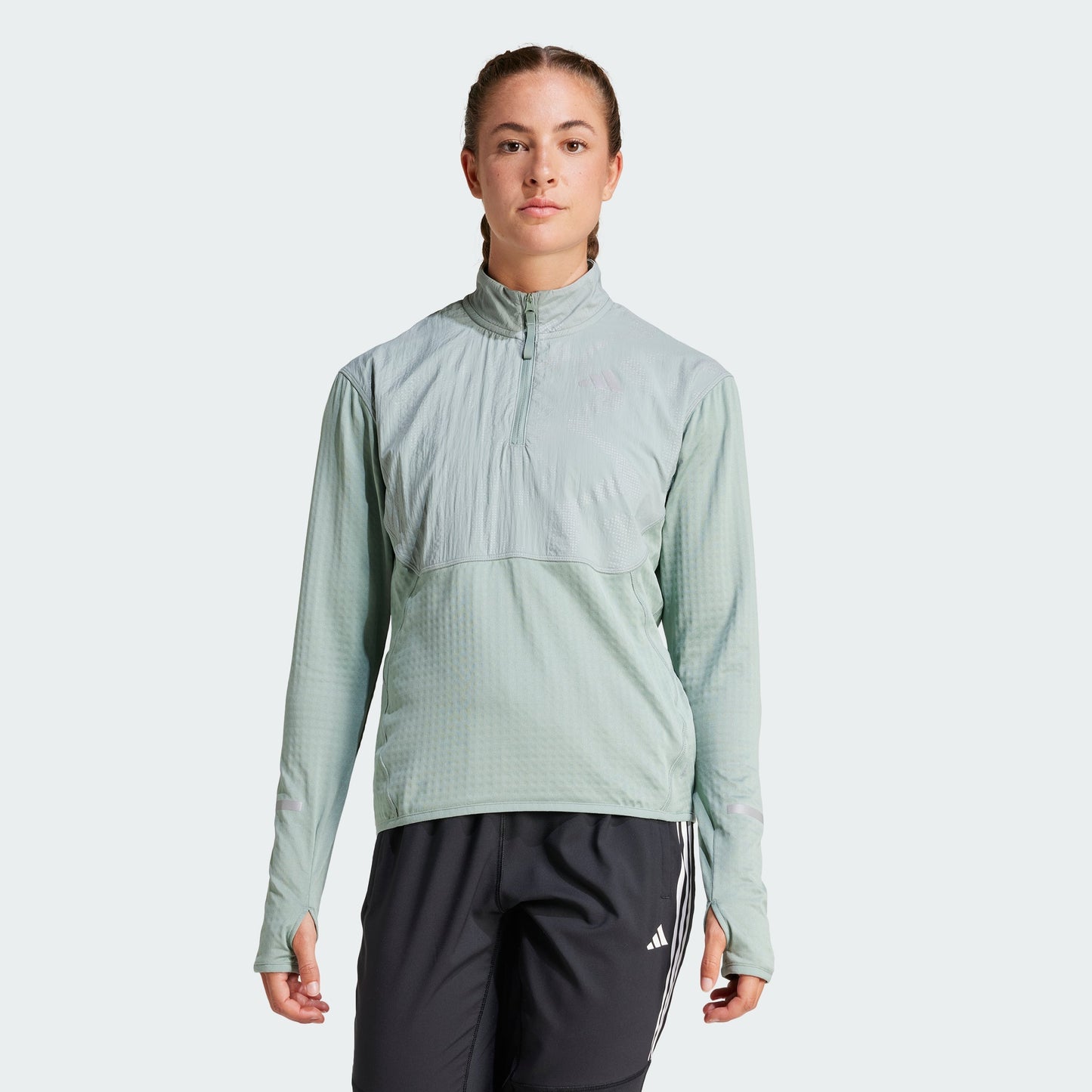 Women's adidas Ultimate Hi Vis Reflective 1/2-Zip Top