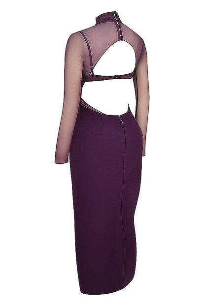 black grape maxi dress