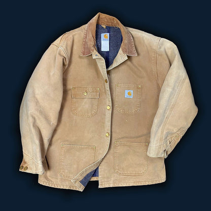 Carhartt faded Chore Barn Coat Jacket Size 46