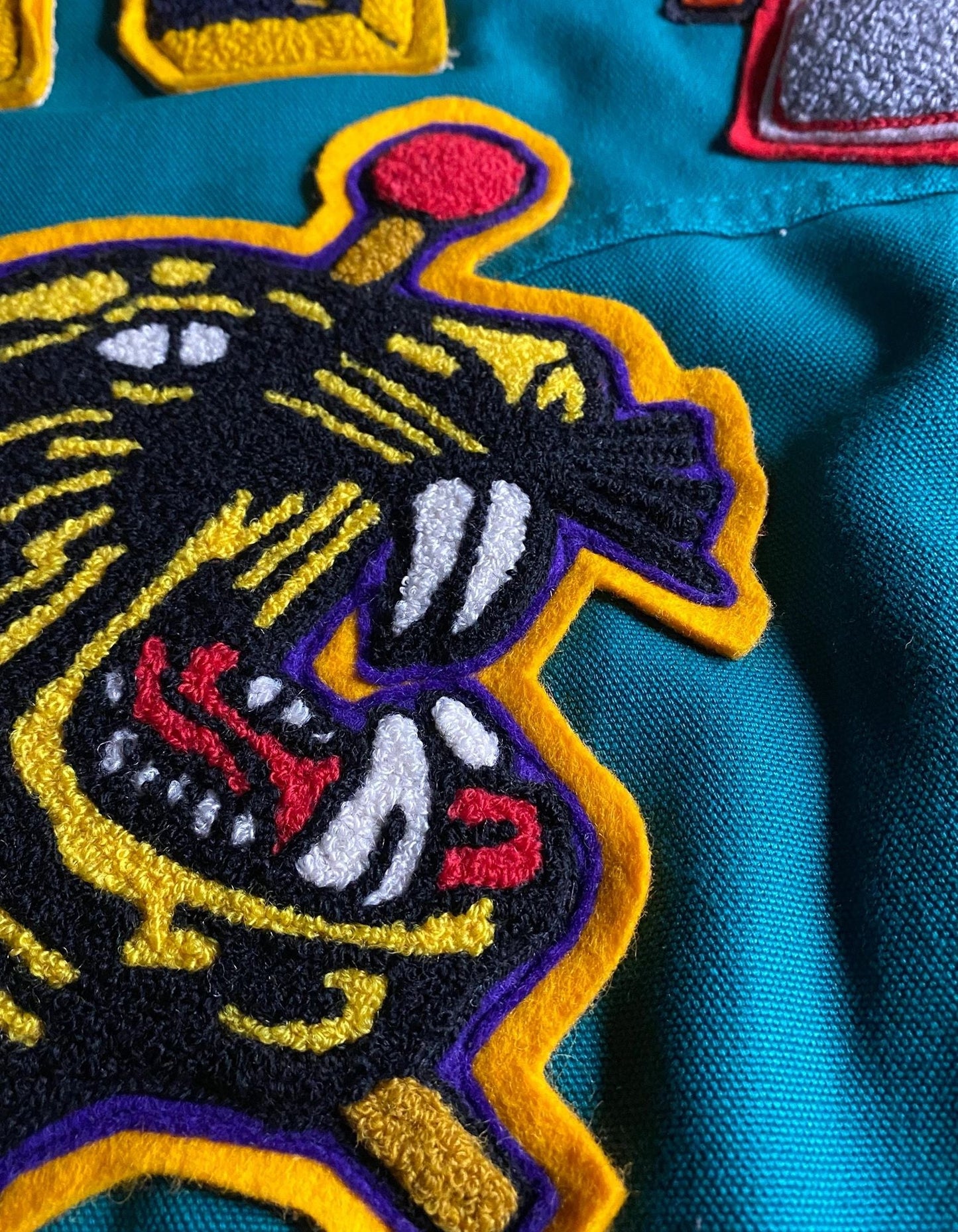 1/1 Carhartt High School Letterman's Patchwork Custom Jacket