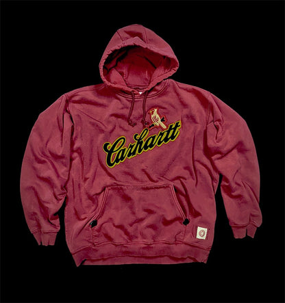 1/1 Carhartt Custom Faded Heavyweight Hoody Mens