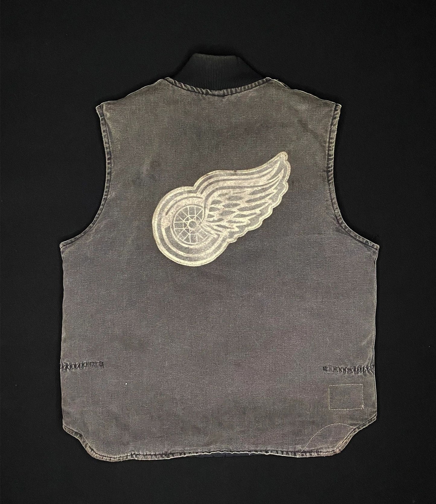 1/1 Carhartt Detroit Flip Red Wngs Custom Vest