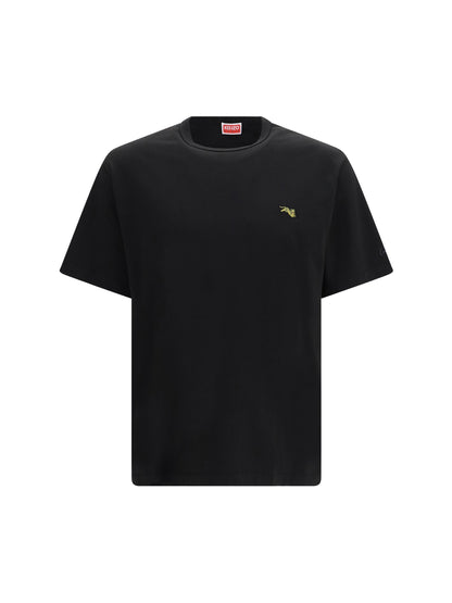 Kenzo Jumping Tiger Embroidered T-Shirt — Black