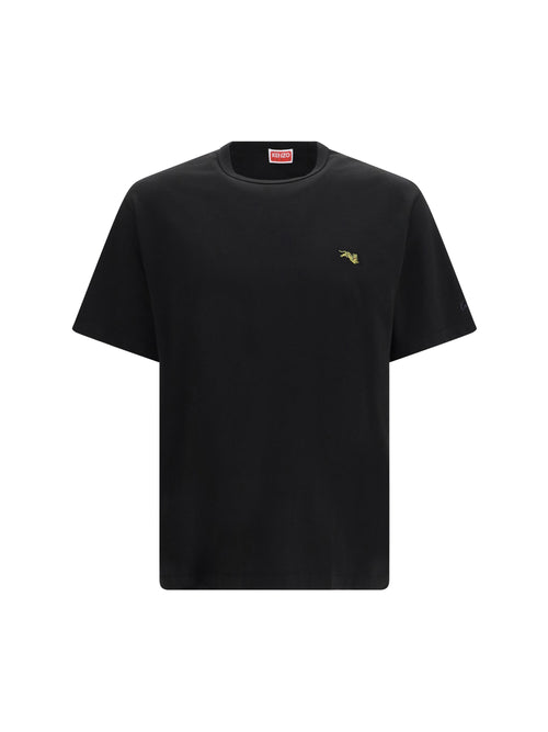 Kenzo Jumping Tiger Embroidered T-Shirt — Black