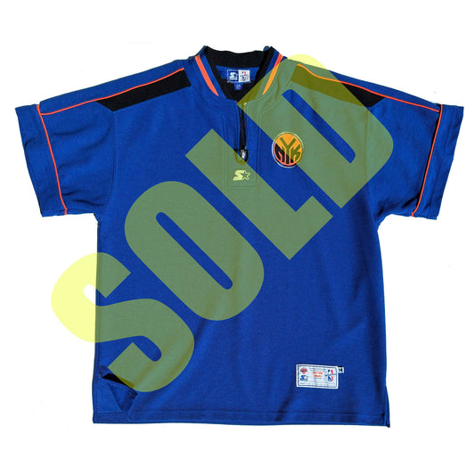 New York Knicks Y2K Authentic Starter Shooting Shirt XXL