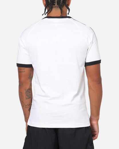 Adidas 3-Stripes Ringer T-Shirt White