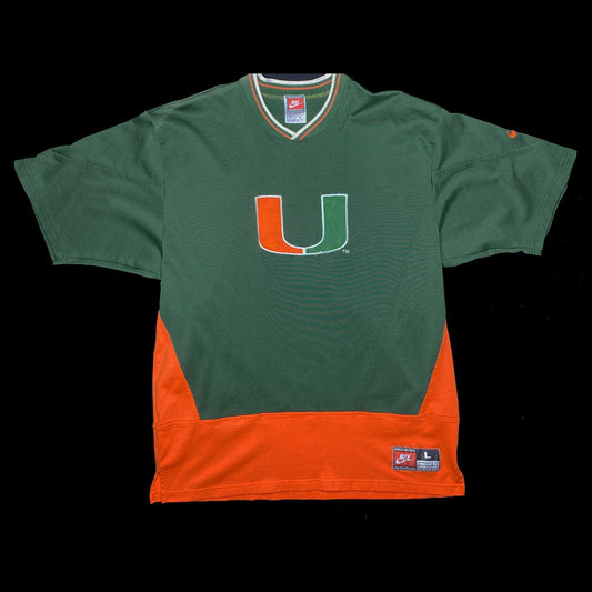 Miami Hurricanes Nike Sample Heavyweight 90s Shooting Shirt
