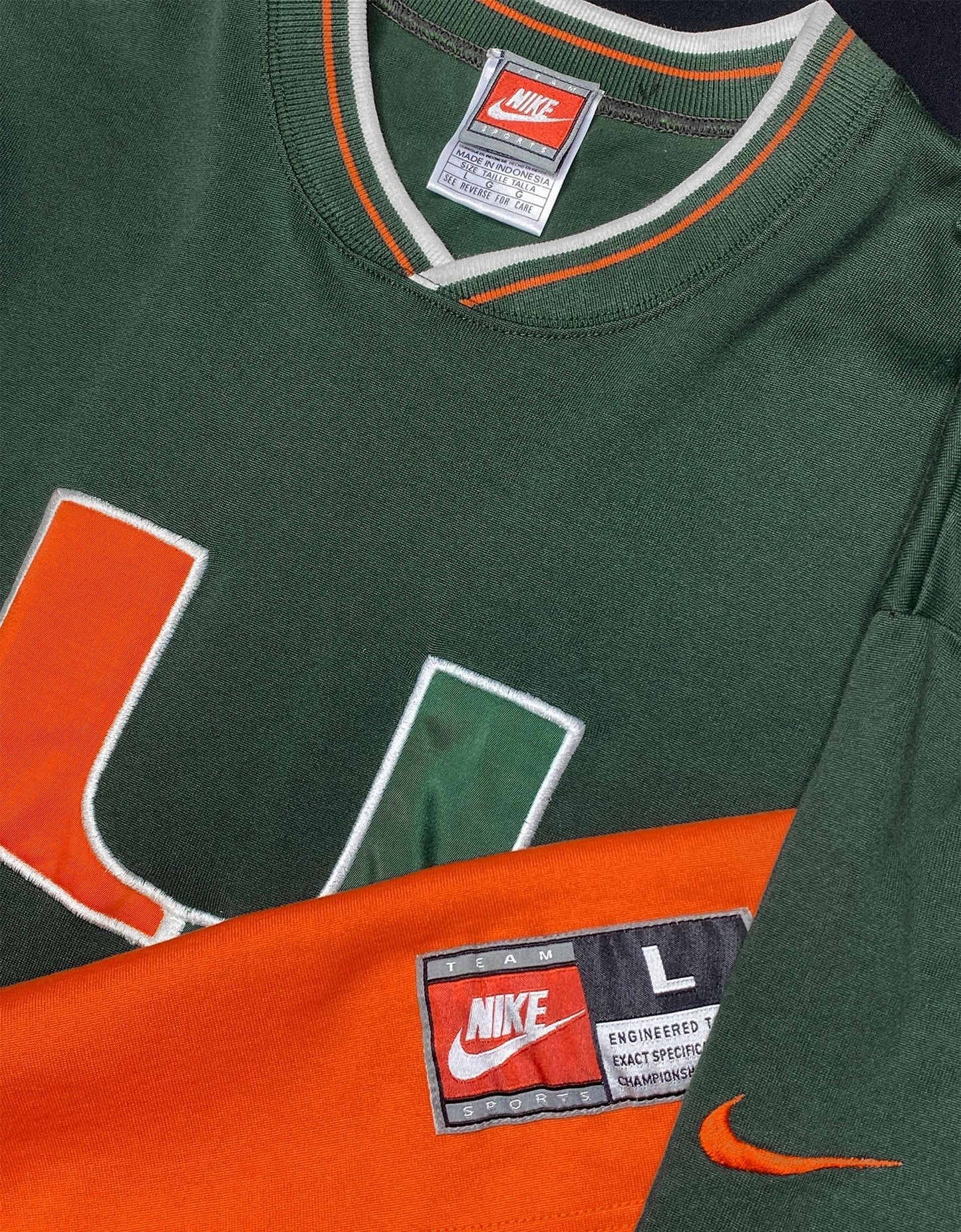 Miami Hurricanes Nike Sample Heavyweight 90s Shooting Shirt