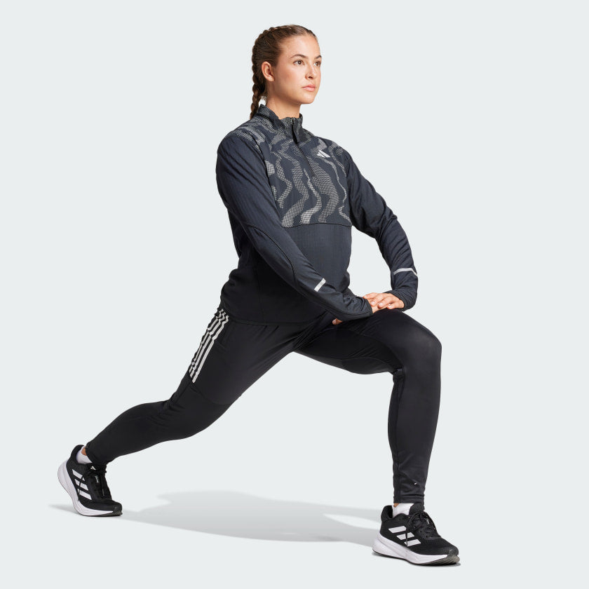 Women's adidas Ultimate Hi Vis Reflective 1/2-Zip Top