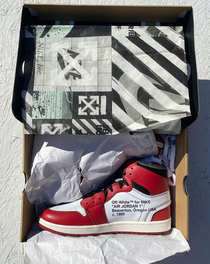 Nike Air Jordan 1 Off-White Chicago NEW + Extras Size 10.5