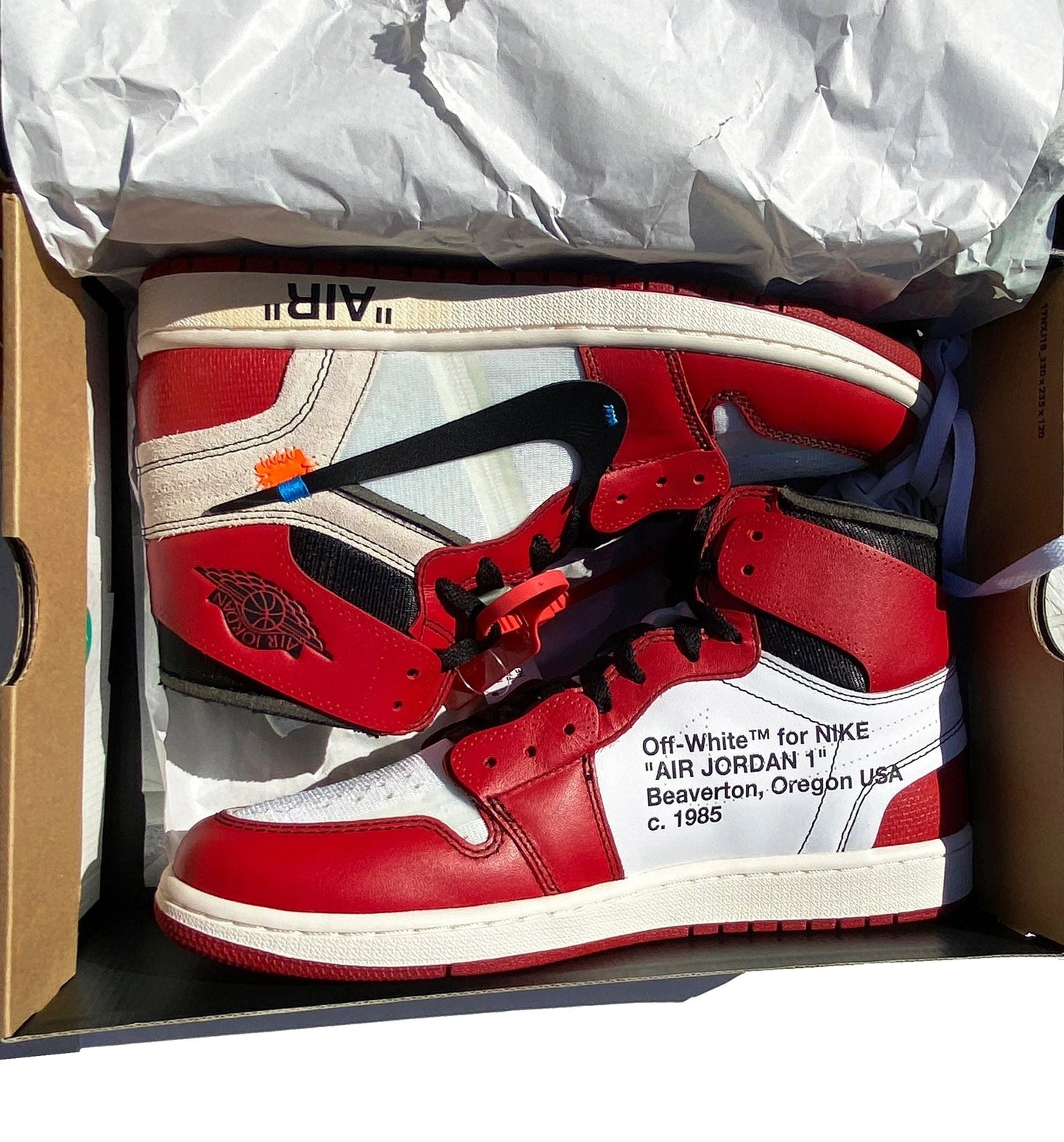 Nike Air Jordan 1 Off-White Chicago NEW + Extras Size 10.5