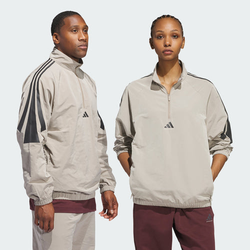 Men's adidas adidas Basketball Woven Half-Zip Sweater (Gender Neutral)