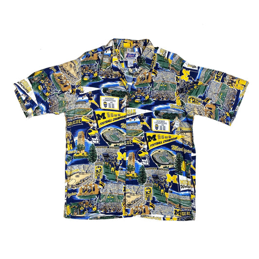 Michigan Wolverines Reyn Spooner Championship Hawaiian Shirt
