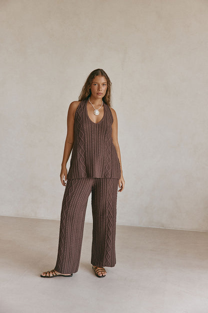 Azari Top - Brown