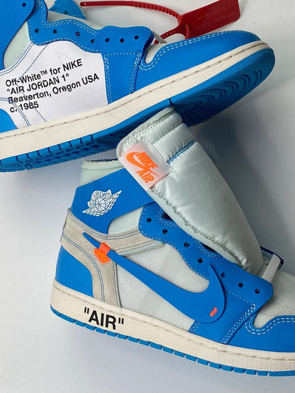 Nike Air Jordan 1 Off White UNC Size 10.5