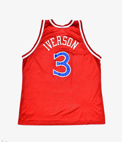 Allen Iverson Rookie Philadelphia 76ers Champion Jersey