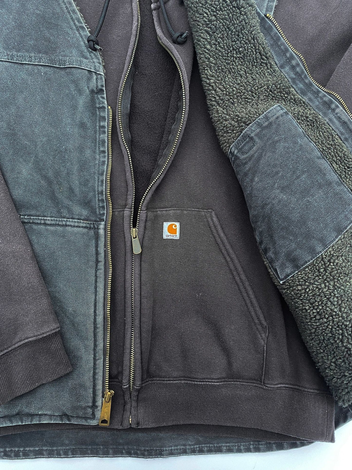 Carhartt Heavy Cotton Hoody + Duck Vest Combo