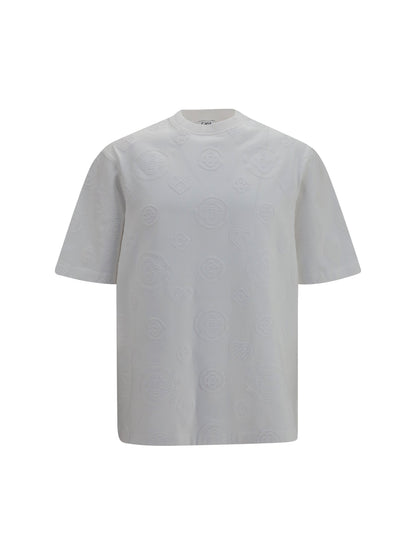 Casablanca All-Over Monogram T-Shirt — White