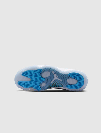 AIR JORDAN 11 RETRO LOW "WHITE/UNIVERSITY BLUE/BLACK"