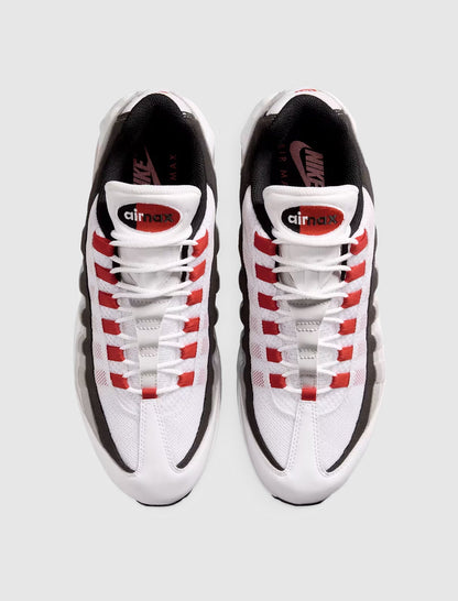 AIR MAX 95 BIG BUBBLE "WHITE/COMET RED/NEUTRAL GREY/ MEDIUM GREY"