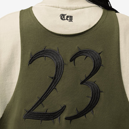 Teyana Taylor x Short-Sleeve T-Shirt Coconut Milk | Rough Green | Black