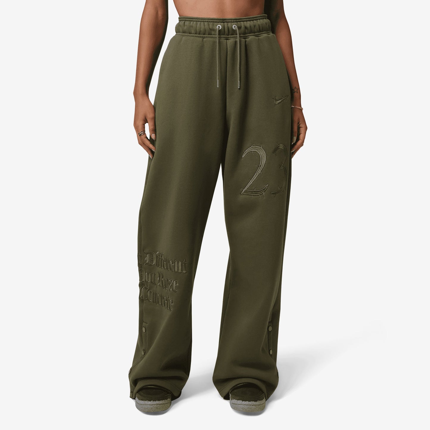 Teyana Taylor x Fleece Pants Rough Green