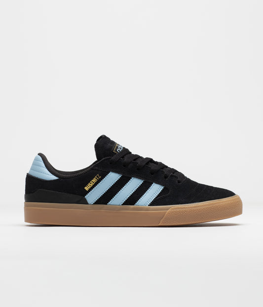Adidas Busenitz Vulc II Shoes - Core Black / Clear Sky / Gum4