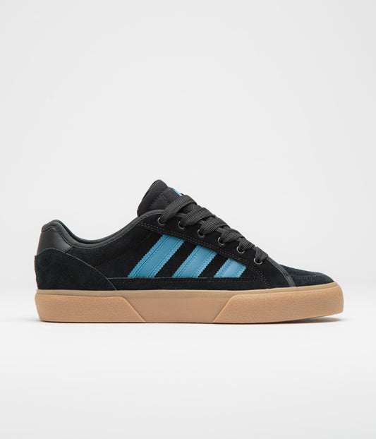 Adidas Court TNS Premiere Shoes - Core Black / Lucid Ray Blue / Gum4