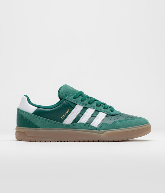 Adidas Tyshawn II Shoes - Collegiate Green / FTWR White / Gum5