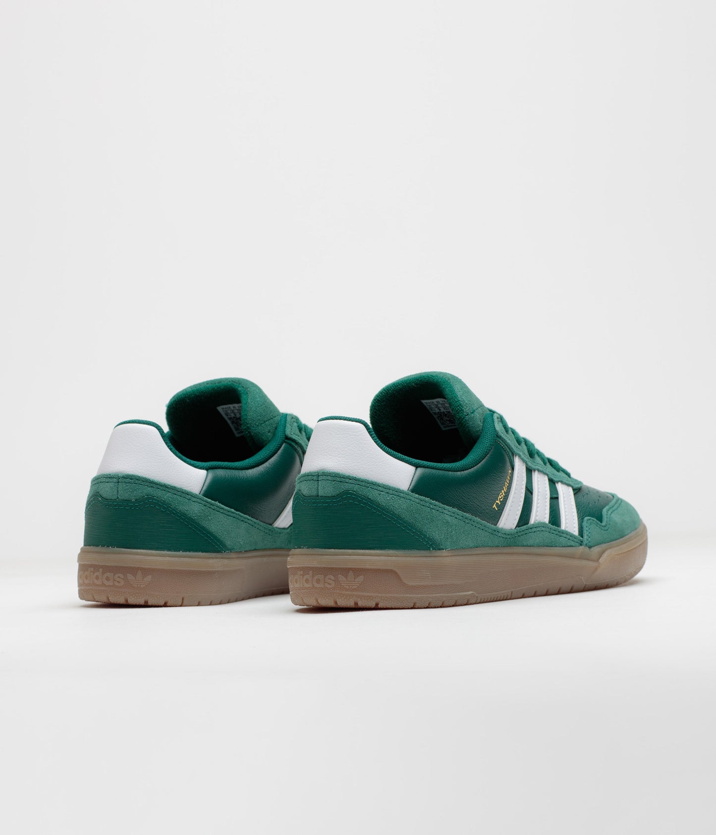 Adidas Tyshawn II Shoes - Collegiate Green / FTWR White / Gum5