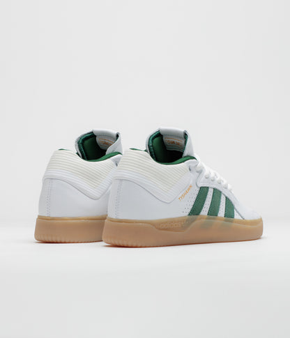 Adidas Tyshawn Shoes - FTWR White / Collegiate Green / Gum4