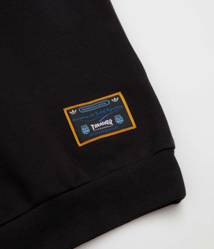 Adidas x Thrasher x AFA Gonz Crewneck Sweatshirt - Black