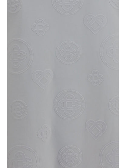 Casablanca All-Over Monogram T-Shirt — White