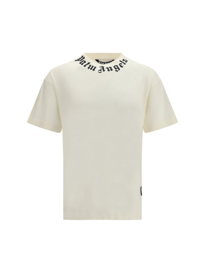Palm Angels Logo Crewneck T-Shirt — White
