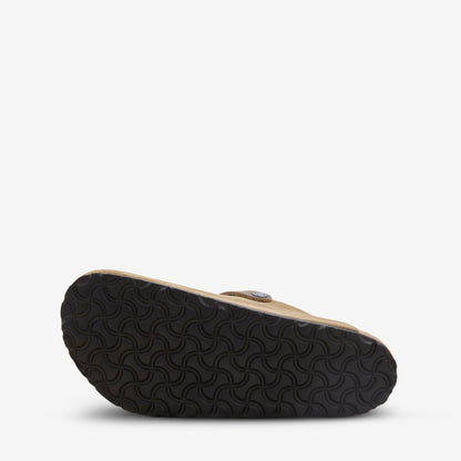 Boston Faded Khaki Oiled | Suede Leather