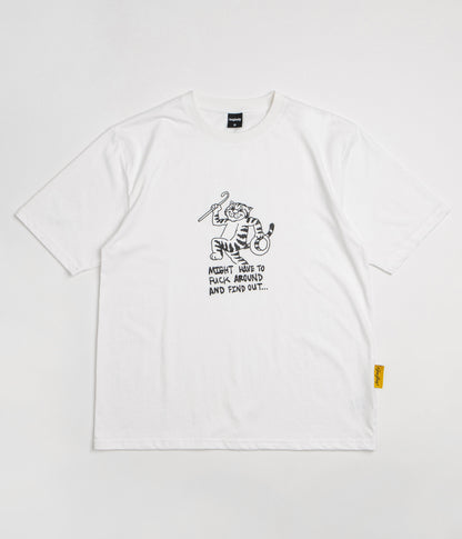 Baglady Fuck Around T-Shirt - White